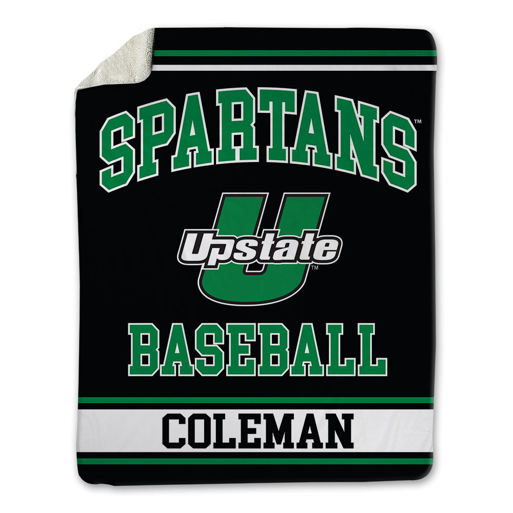 USC Upstate - NCAA Baseball : Micah Coleman - Blanket-0