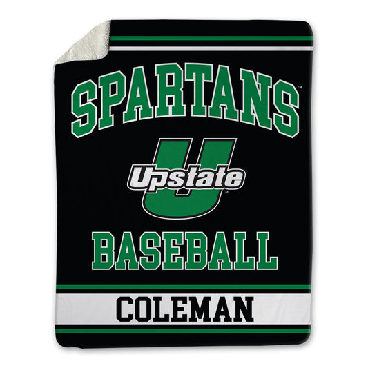 USC Upstate - NCAA Baseball : Micah Coleman - Blanket-0