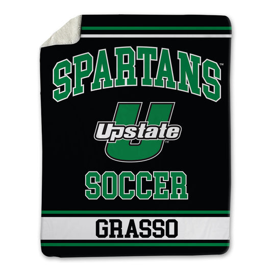 USC Upstate - NCAA Men's Soccer : Logan Grasso - Blanket-0
