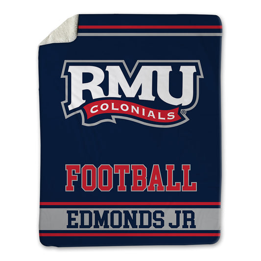 Robert Morris - NCAA Football : Tyvon Edmonds Jr - Blanket-0