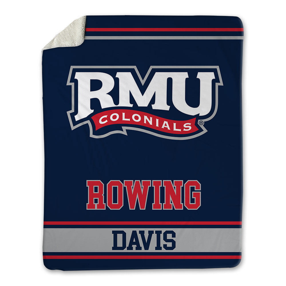 Robert Morris - NCAA Women's Rowing : Lily Davis - Blanket-0