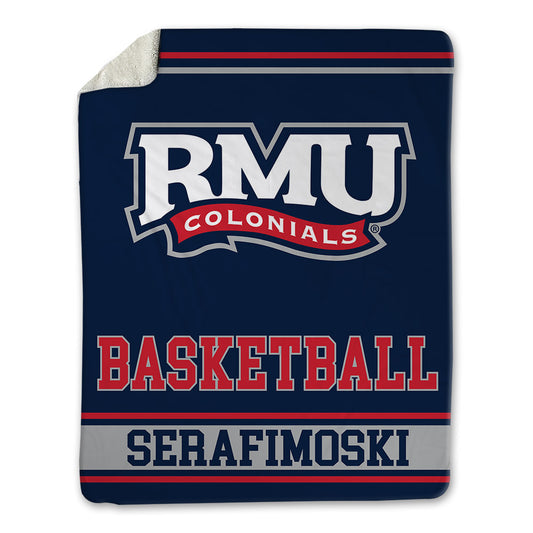 Robert Morris - NCAA Men's Basketball : Vasilije Serafimoski - Blanket-0