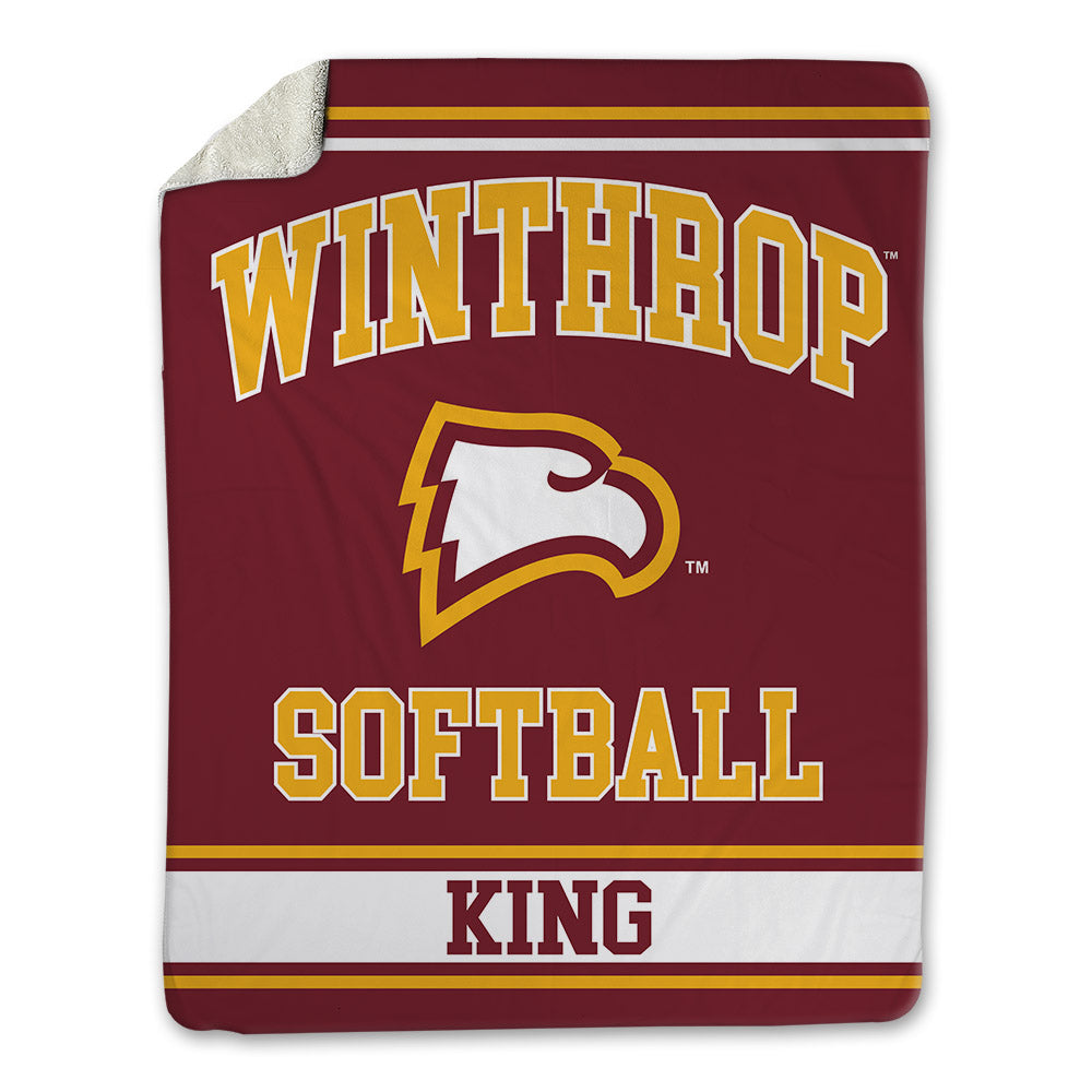 Winthrop - NCAA Softball : Aspen King - Blanket-0