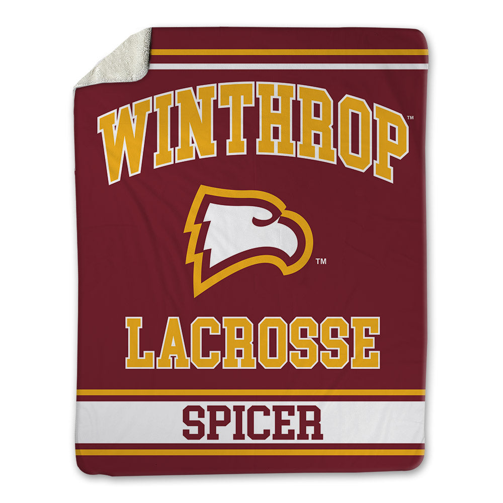 Winthrop - NCAA Women's Lacrosse : Janie Spicer - Blanket-0
