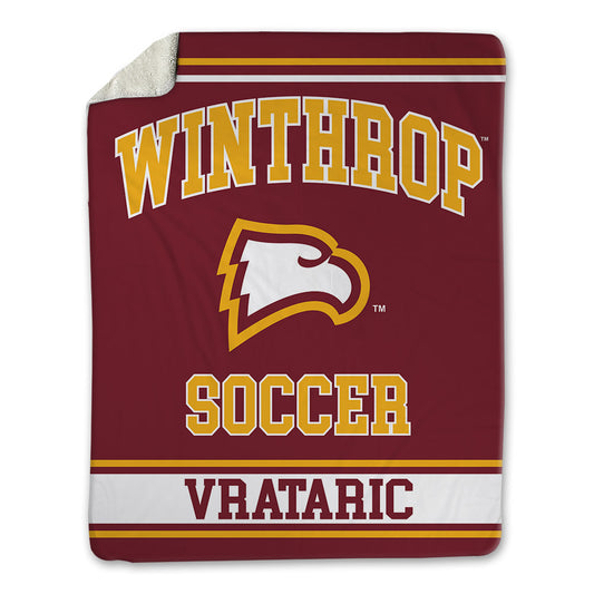 Winthrop - NCAA Men's Soccer : Dragen Vrataric - Blanket-0