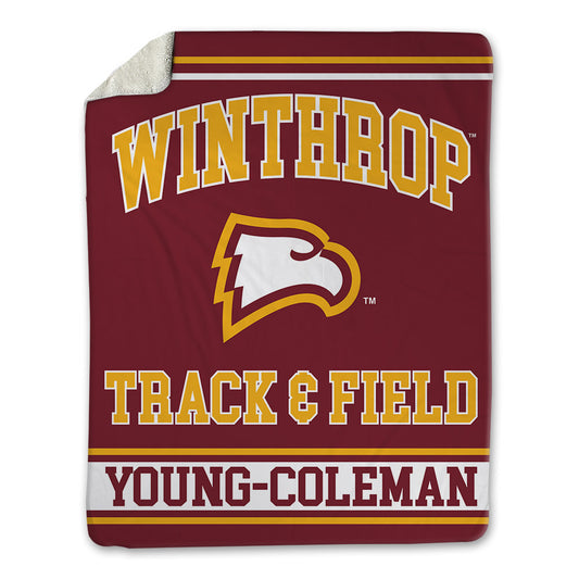 Winthrop - NCAA Women's Track & Field : Katlyn Young-Coleman - Blanket-0
