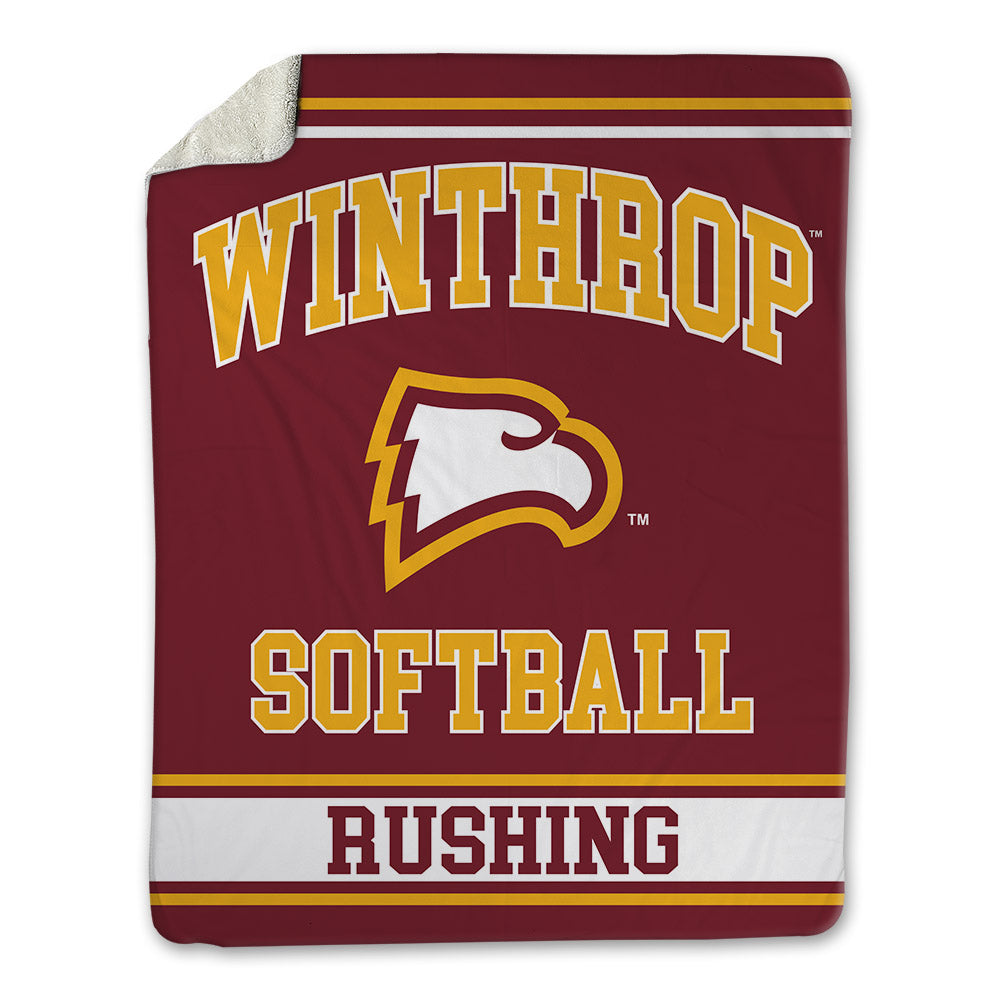 Winthrop - NCAA Softball : Leaha Rushing - Blanket-0