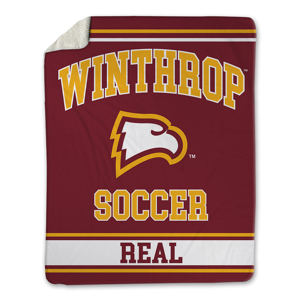 Winthrop - NCAA Women's Soccer : Olivia Real - Blanket-0