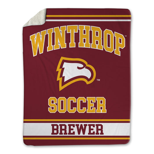 Winthrop - NCAA Women's Soccer : Elle Brewer - Blanket-0