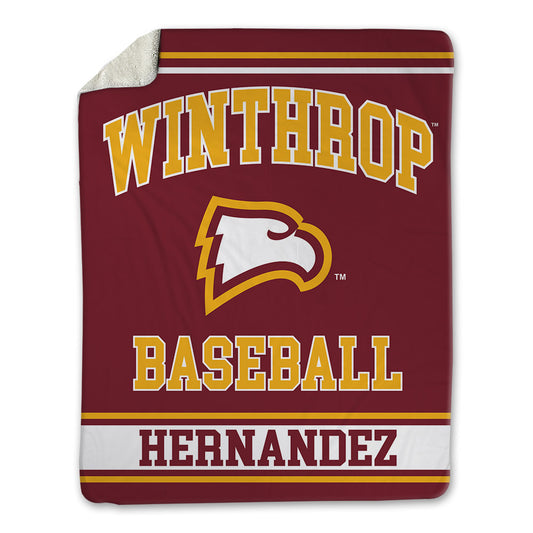 Winthrop - NCAA Baseball : Jaylen Hernandez - Blanket-0
