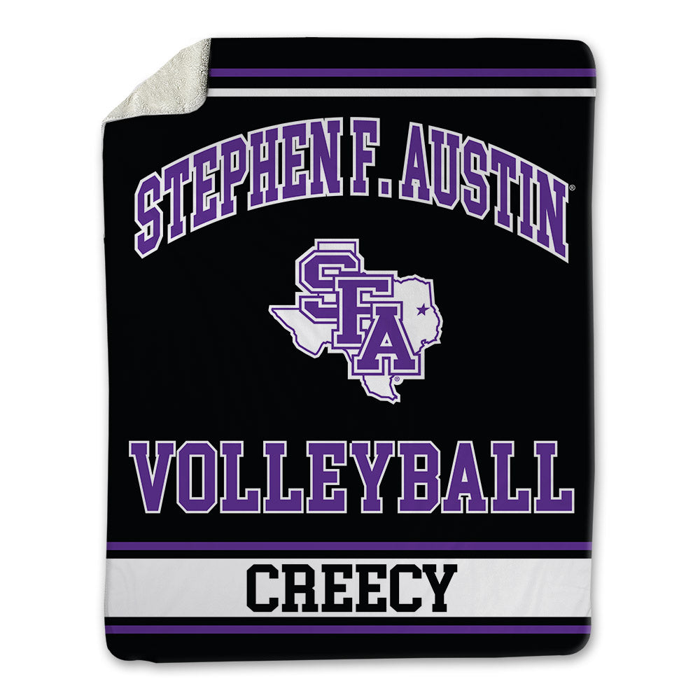 SFA - NCAA Women's Volleyball : Kyanna Creecy - Blanket-0