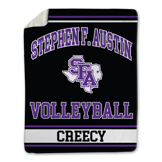 SFA - NCAA Women's Volleyball : Kyanna Creecy - Blanket-0
