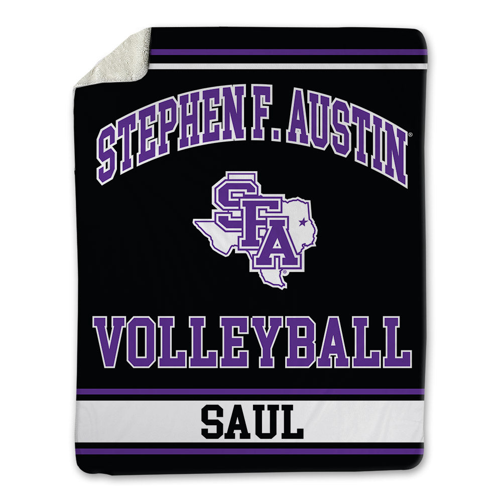 SFA - NCAA Women's Volleyball : Cambry Saul - Blanket-0