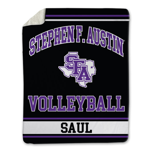 SFA - NCAA Women's Volleyball : Cambry Saul - Blanket-0
