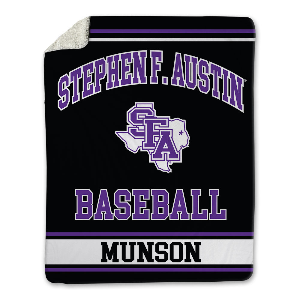 SFA - NCAA Baseball : Kadin Munson - Blanket-0