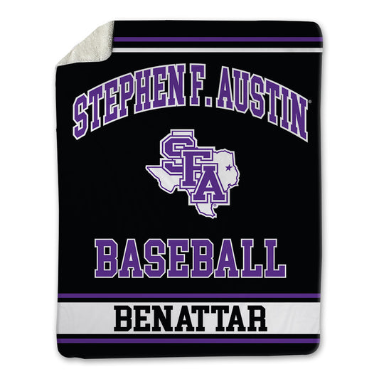 SFA - NCAA Baseball : Jackson Benattar - Blanket-0