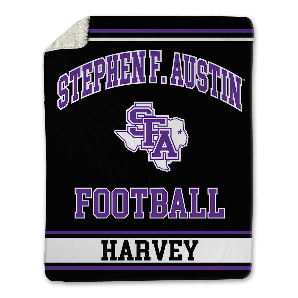 SFA - NCAA Football : Jamiah Harvey - Blanket-0