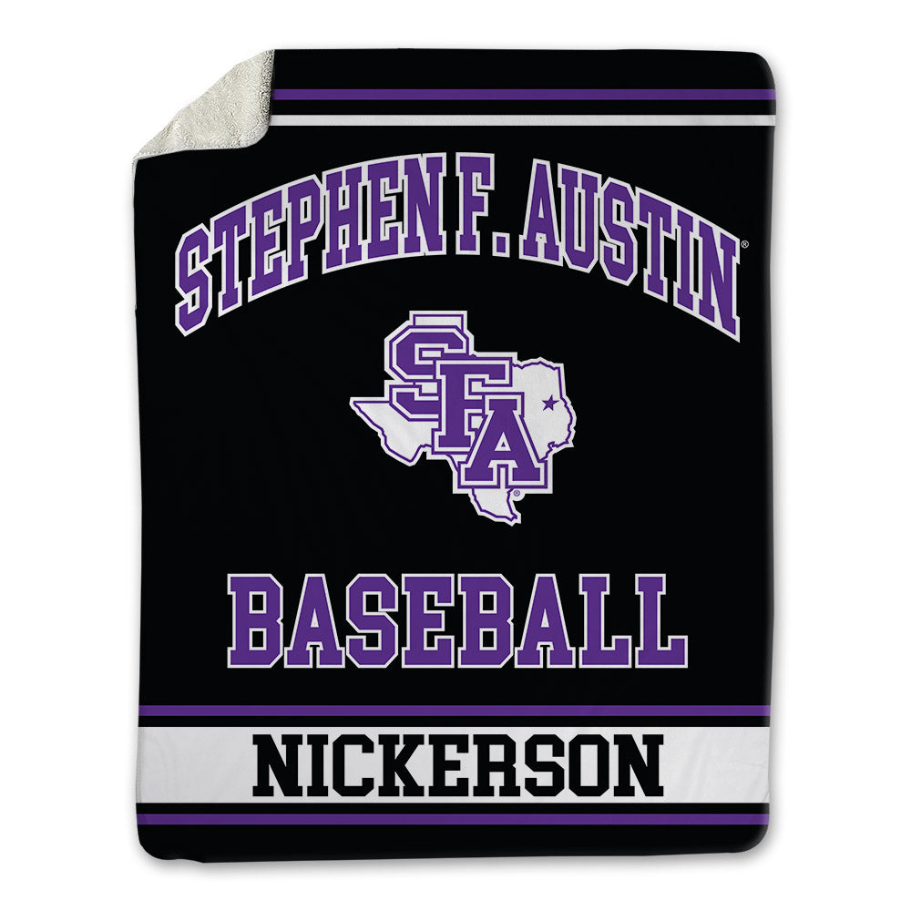 SFA - NCAA Baseball : Trent Nickerson - Blanket-0
