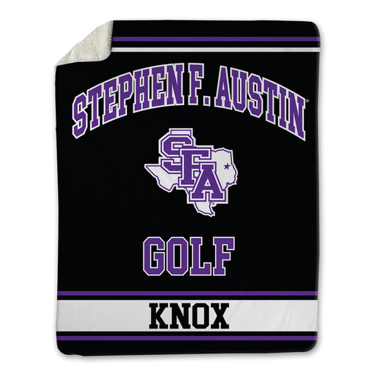 SFA - NCAA Men's Golf : Cordell Knox - Blanket-0