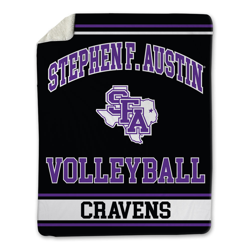 SFA - NCAA Women's Volleyball : Molly Cravens - Blanket-0