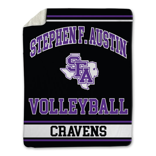 SFA - NCAA Women's Volleyball : Molly Cravens - Blanket-0