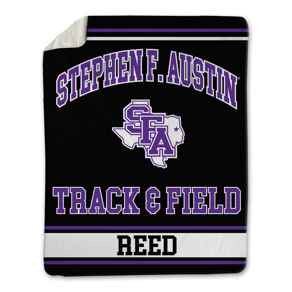 SFA - NCAA Men's Track & Field : Aiden Reed - Blanket-0