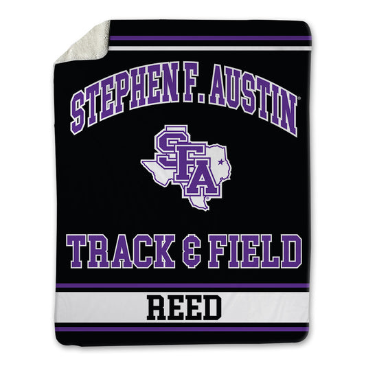SFA - NCAA Men's Track & Field : Aiden Reed - Blanket-0