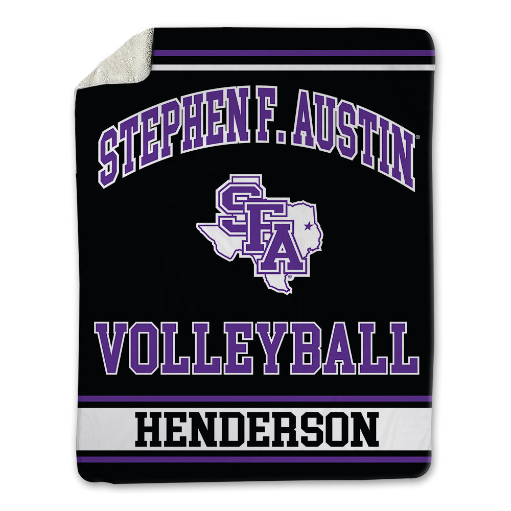 SFA - NCAA Women's Volleyball : Jordan henderson - Blanket-0