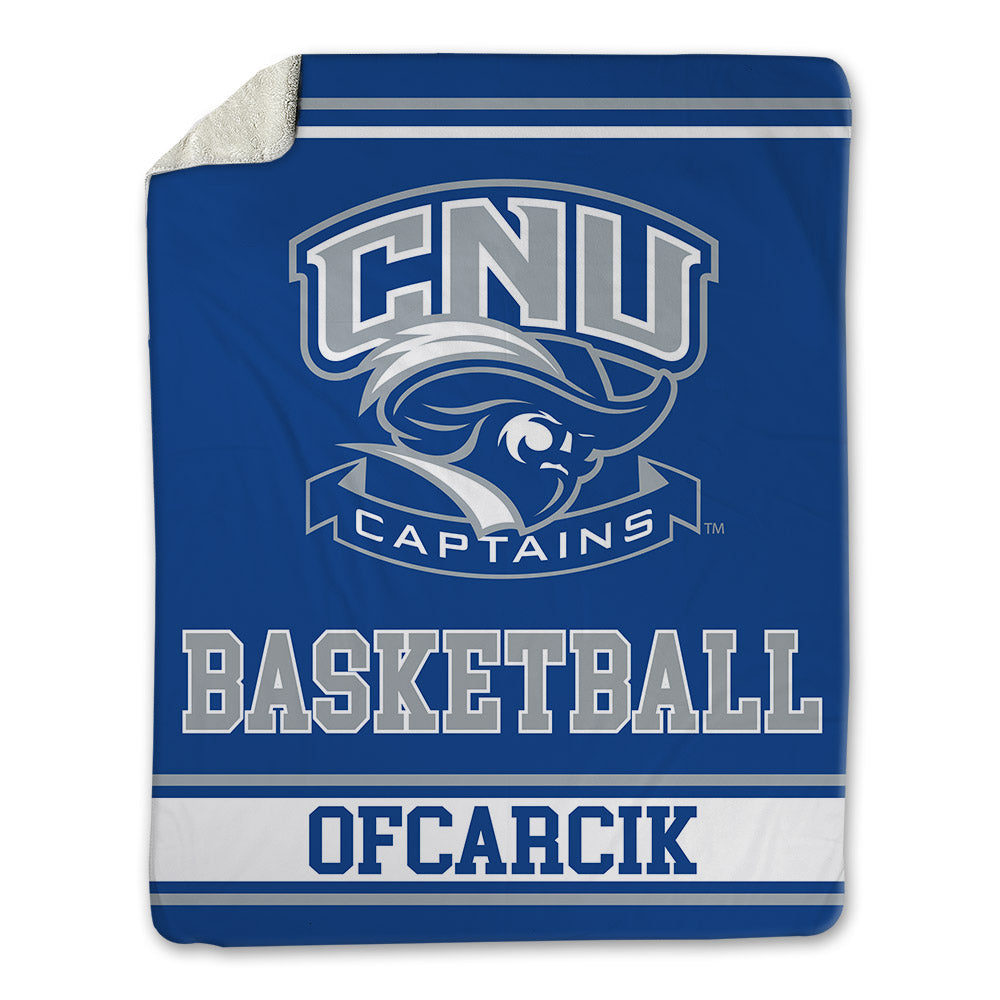 CNU - NCAA Men's Basketball : Jason Ofcarcik - Blanket-0
