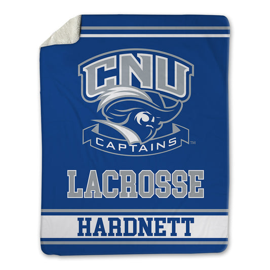 CNU - NCAA Men's Lacrosse : Jayden Hardnett - Blanket-0