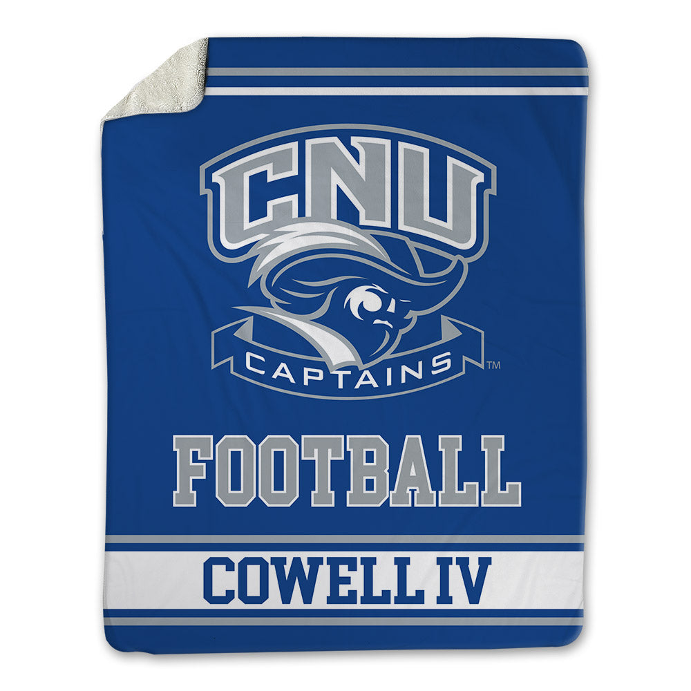 CNU - NCAA Football : Fred Cowell IV - Blanket-0