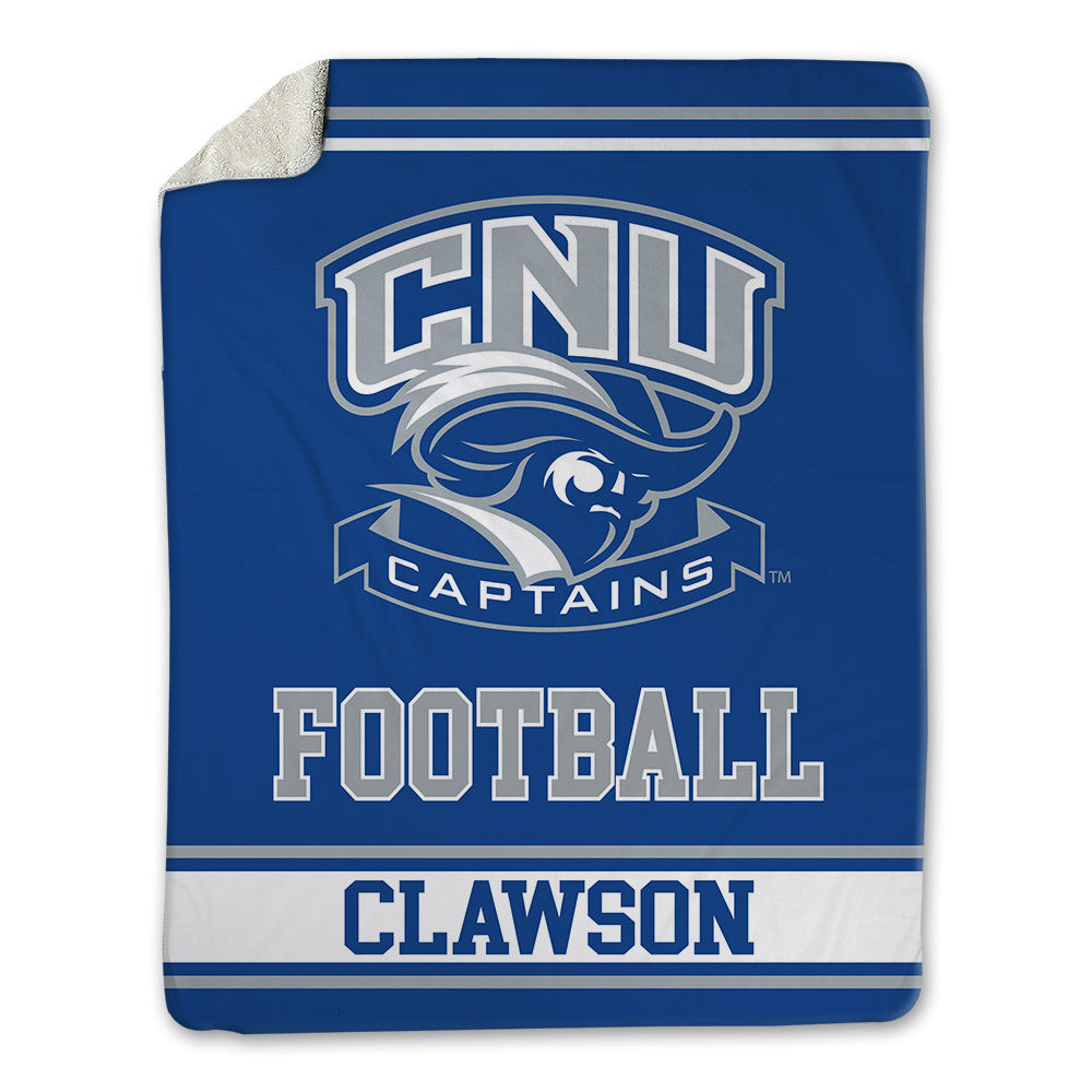 CNU - NCAA Football : Charlie Clawson - Blanket-0