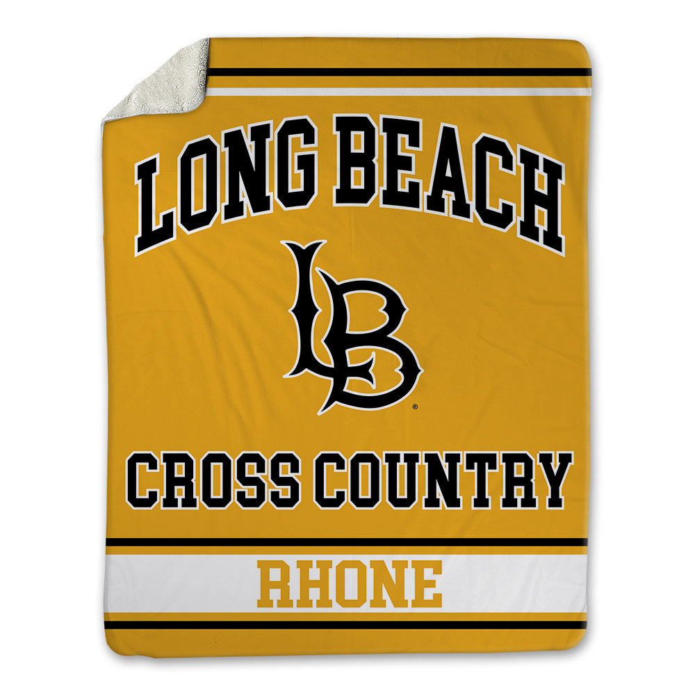 LBSU - NCAA Men's Cross Country : Cameron Rhone - Blanket-0
