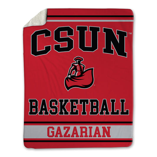 CSUN - NCAA Men's Basketball : Greg Gazarian - Blanket-0