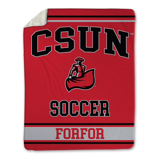 CSUN - NCAA Men's Soccer : Eyifehn Forfor - Blanket-0