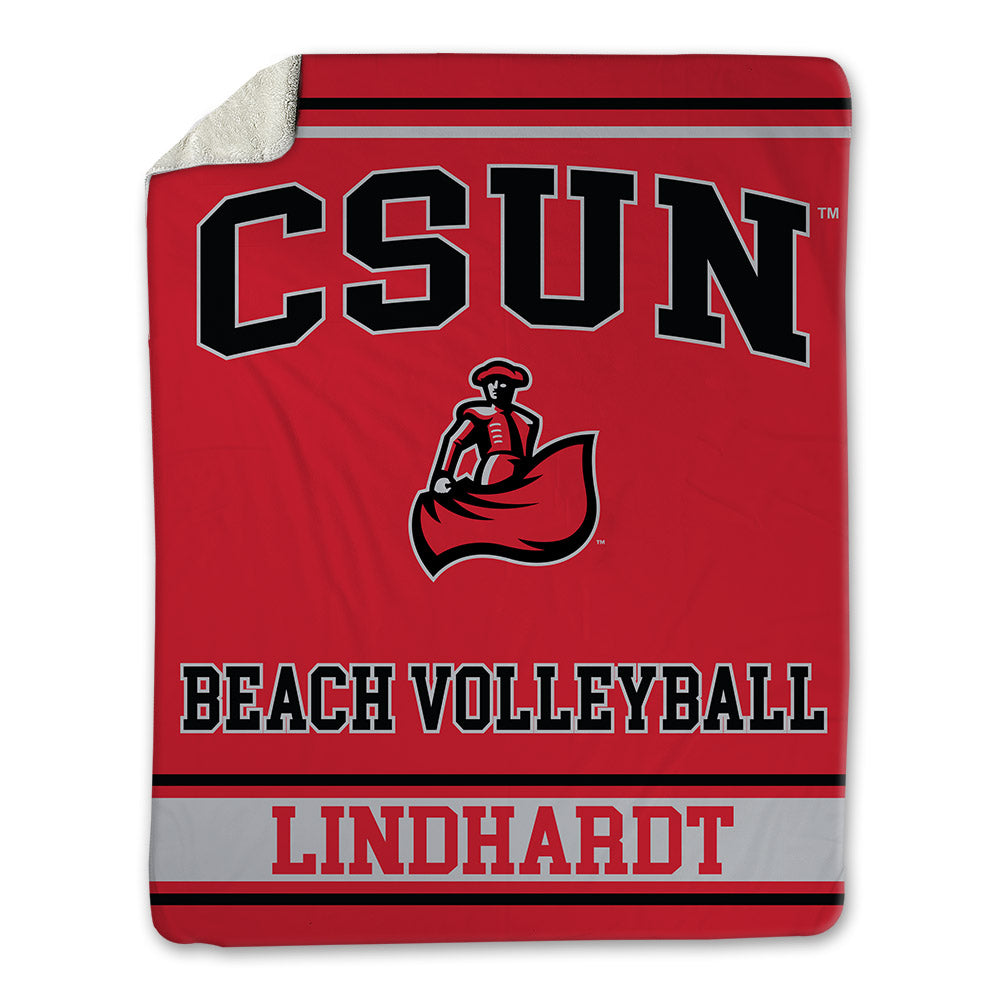 CSUN - NCAA Beach Volleyball : Kinley Lindhardt - Blanket-0