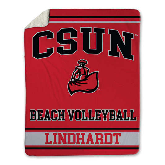 CSUN - NCAA Beach Volleyball : Kinley Lindhardt - Blanket-0