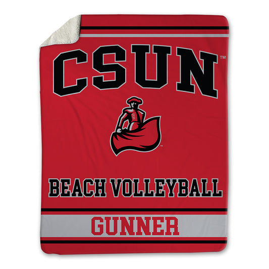CSUN - NCAA Beach Volleyball : Julia Gunner - Blanket-0