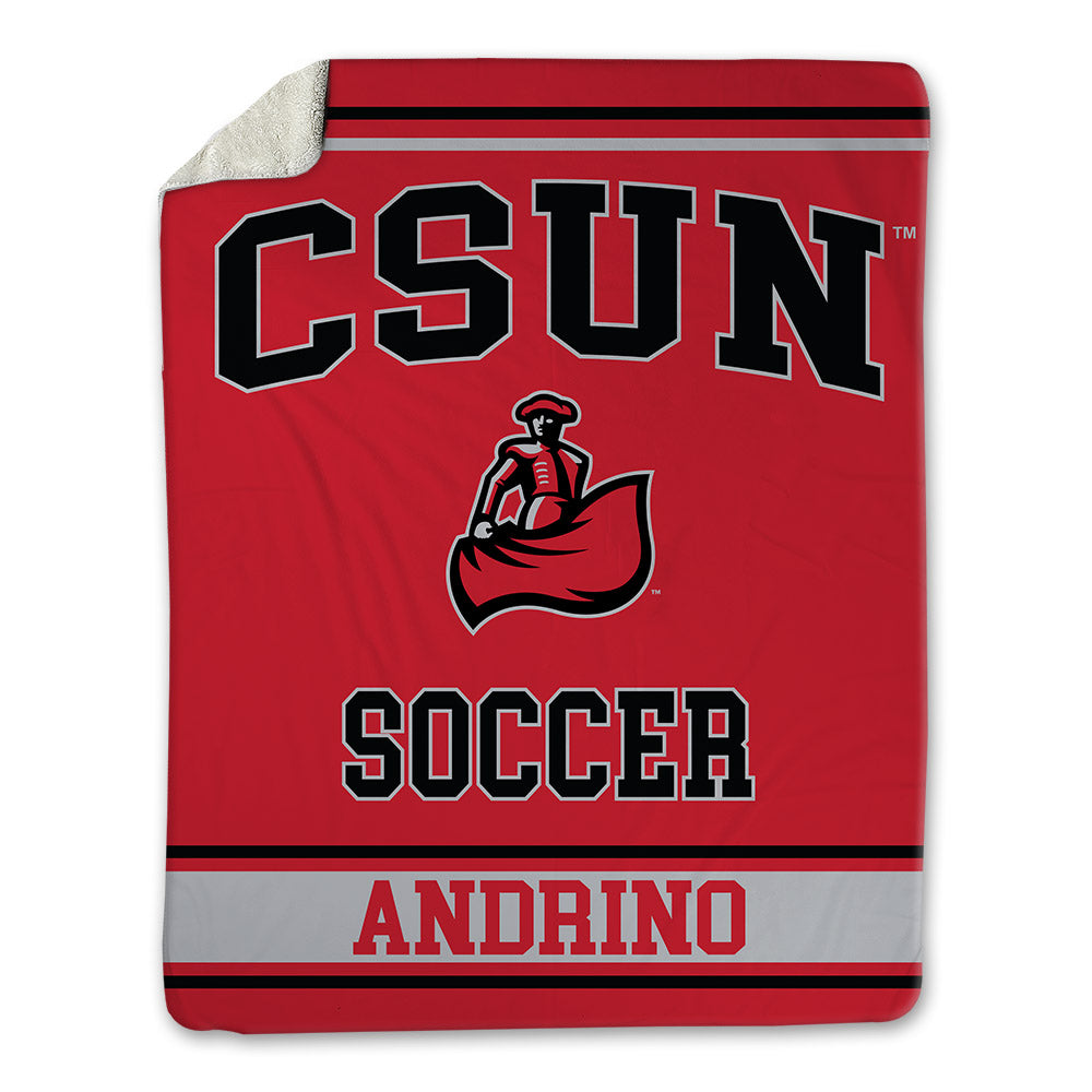 CSUN - NCAA Women's Soccer : Isabella Andrino - Blanket-0