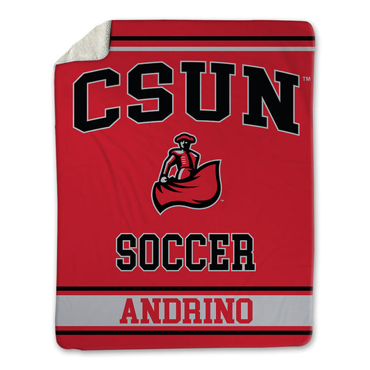 CSUN - NCAA Women's Soccer : Isabella Andrino - Blanket-0