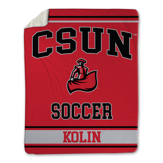 CSUN - NCAA Women's Soccer : Samantha Kolin - Blanket-0