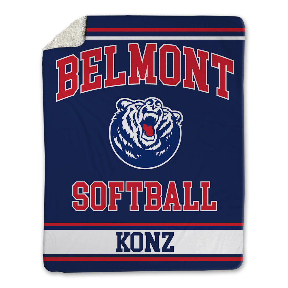 Belmont - NCAA Softball : Emily Konz - Blanket-0