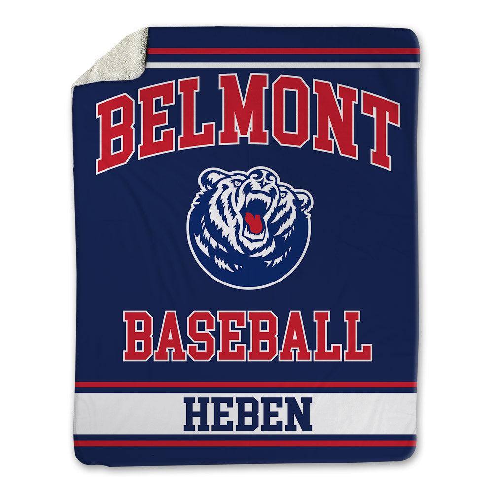 Belmont - NCAA Baseball : Preston Heben - Blanket-0