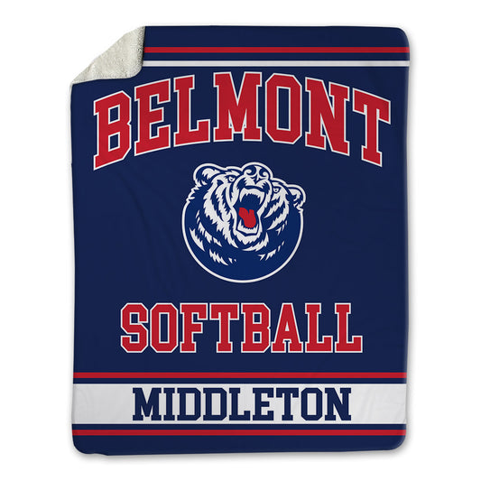 Belmont - NCAA Softball : Ally Middleton - Blanket-0