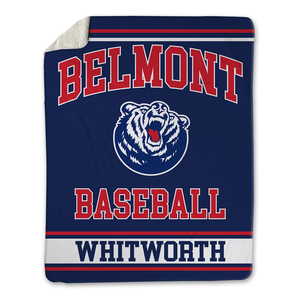 Belmont - NCAA Baseball : JD Whitworth - Blanket-0