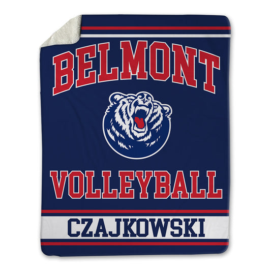 Belmont - NCAA Women's Volleyball : Jordan Czajkowski - Blanket-0