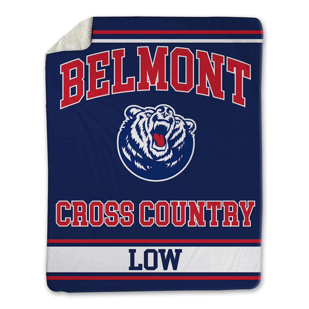 Belmont - NCAA Men's Cross Country : Jesiah Low - Blanket-0