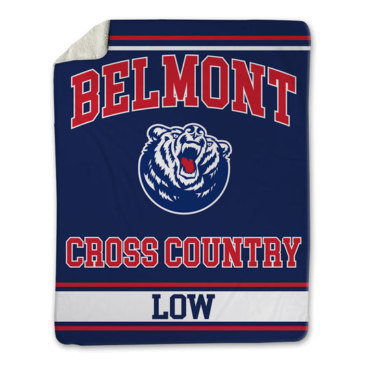 Belmont - NCAA Men's Cross Country : Jesiah Low - Blanket-0