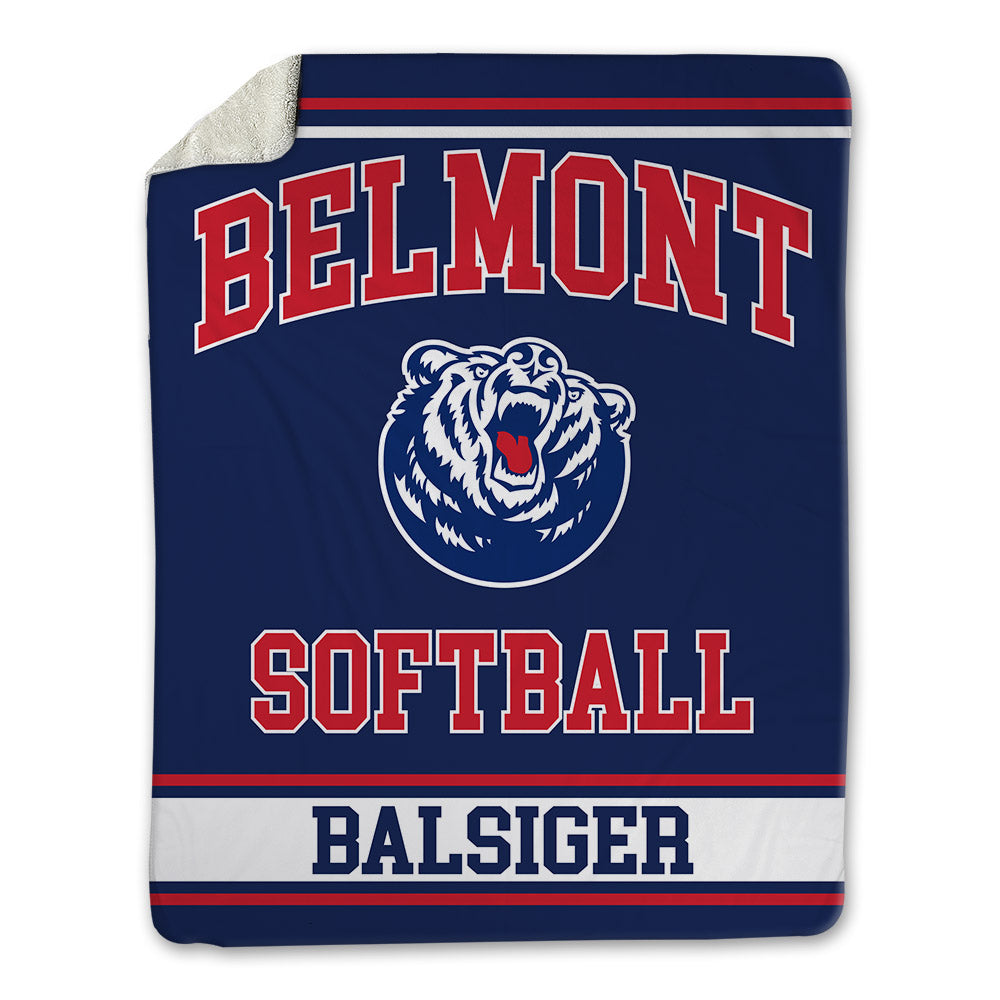 Belmont - NCAA Softball : Maddy Balsiger - Blanket-0