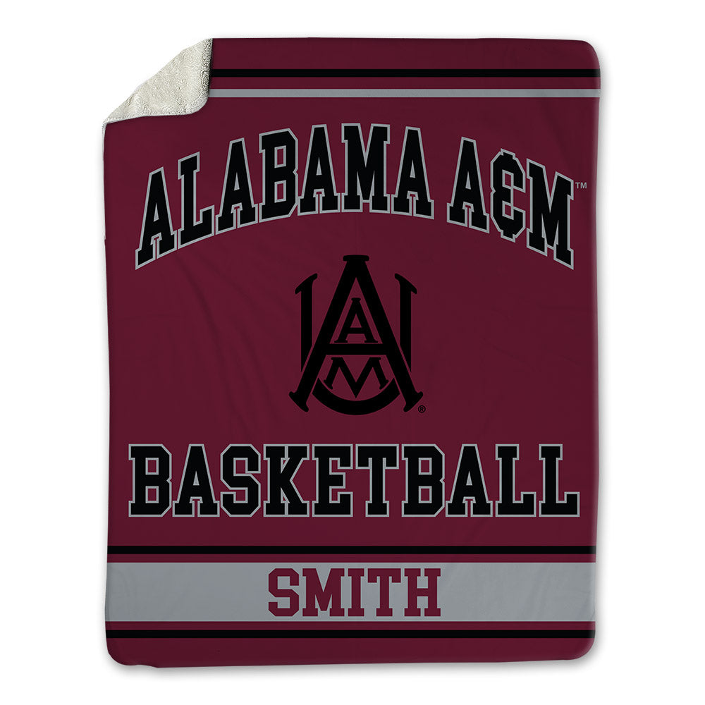 AAMU - NCAA Men's Basketball : Aaron Smith - Blanket-0